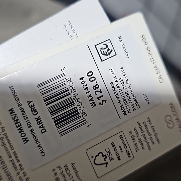 Calia by Carrie Underwood Dark Grey Inspire Strap Bodysuit Size Medium N… - Picture 9 of 14